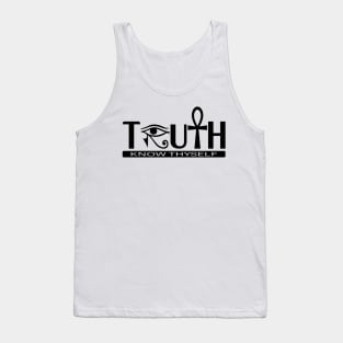 Truth Know Thyself Ankh Tank Top